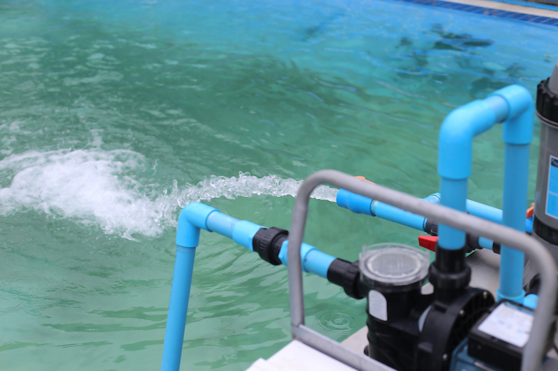 pool pump repair and replacement in water
