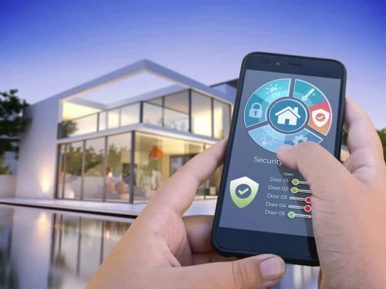 Realistic 3D rendering of a very modern upscale house with swimming pool